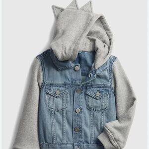 Gap Toddler Denim Dinosaur Jean Jacket 4 Years
